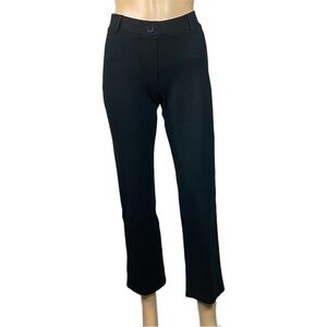 BETABRAND black pull-on straight leg pants in size Medium-Petite. EUC